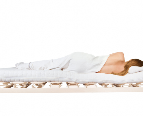 Bettsystem Relax 2000 mit Matratze und Kissen in Seitenlage